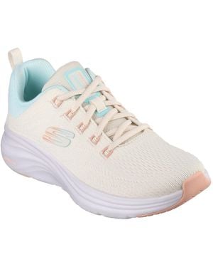 Skechers Mesh Lace Up W Air Cool Slip On Trainers - White