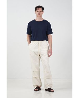 Giesto Tencel Straight-Leg Joggers - Blue