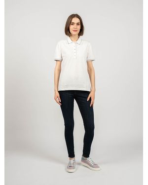 Geox Poloshirt Sustin Vrouw - Wit