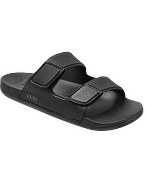 Reef Cushion Slide Tradewind Rubber/Plastic - Black