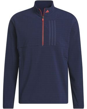 adidas Ultimate365 Tour Wind.Rdy Half-Zip Pullover - Blue