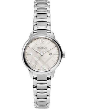 Burberry Bu10108 The Classic 32Mm Case Watch - Metallic