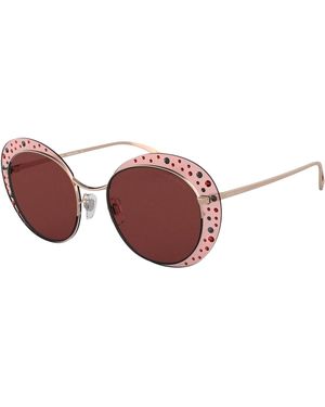 Giorgio Armani Gold Metal Sunglasses - Red