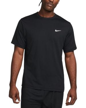 Nike T-Shirt Dri Fit Dv9839 Athletic Sportswear Cotton Crew Neck Soft Top - Black