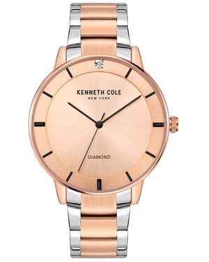 Kenneth Cole Kc50857001B Classic Dress Watch - Natural