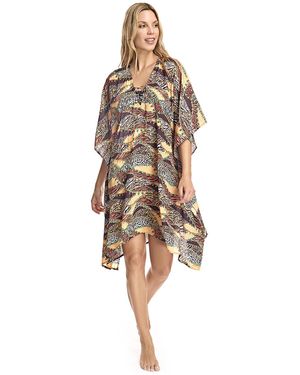 Ory V-Neck Caftan W230595 - White