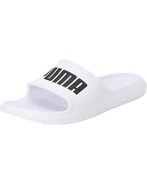 PUMA Divecat Lite Sliders - White