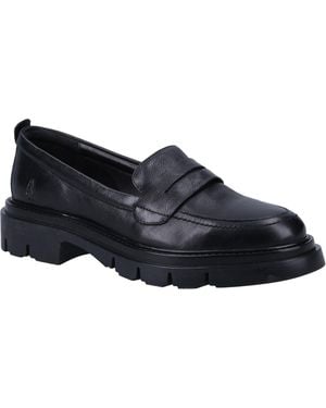 Hush Puppies Reece Leather Loafers - Blue
