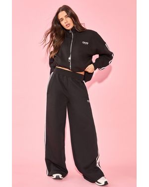 DSGN Studio Sport Colour Block Straight Leg Jogger - Black