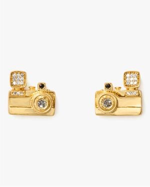 Kate Spade Camera Studs - Metallic