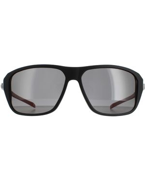 Chopard Rectangle Matte Sandblasted Smoke Polarized Sch292 - Grey