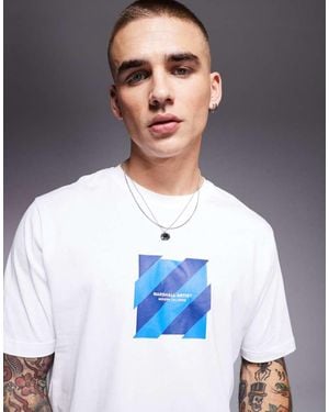 Marshall Artist Chevron Box Logo T-Shirt - White