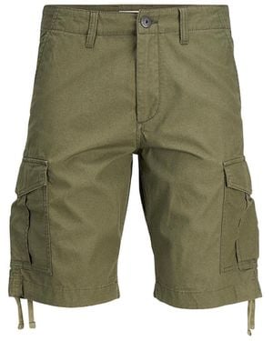 Jack & Jones Charlie Dave Cargo Shorts - Green