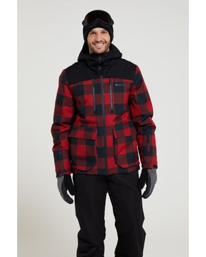 Mountain Warehouse 'Drayton' Ski Jacket Waterproof Breathable Warm Winter Coat - Red