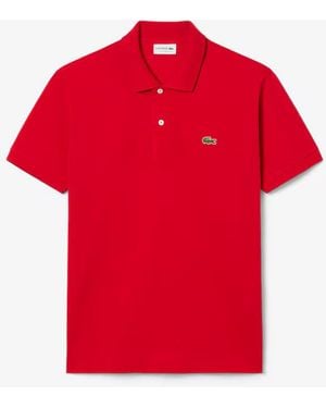 Lacoste Polo Shirt Cotton - Red