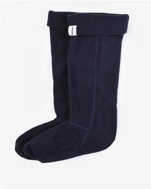 Barbour Fleece Welly Sock - Blue