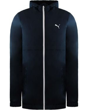 PUMA Solid Dark Slate Windbreaker Jacket - Blue