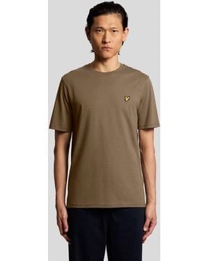 Lyle & Scott Cotton Crew Neck T-Shirt - Brown