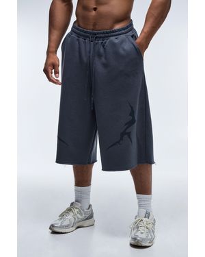 BoohooMAN Active Jort - Blue