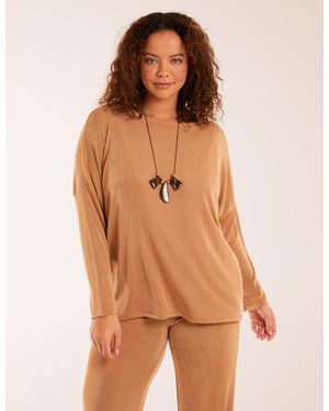 Blue Vanilla Acetate Top - Brown