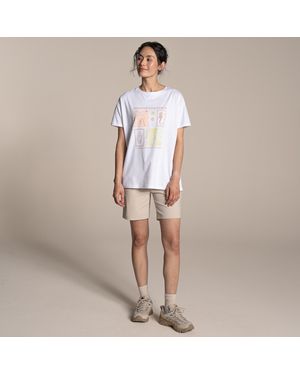 Craghoppers Ladies Yago Discover Your World T-Shirt - White