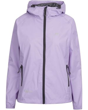 Trespass Ladies Qikpac Packaway Waterproof Jacket (Gelsomino) - Purple