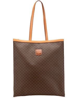 Celine Monogram Tote Bag - Brown