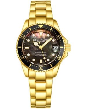 Stuhrling Depthmaster 3950L Quartz 32Mm Fashion - Metallic