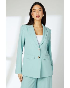 PRINCIPLES Single Breasted Pocket Detail Blazer - Blue