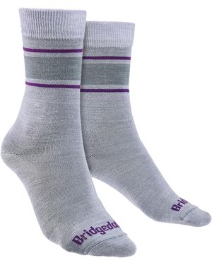 Bridgedale Liner Base Layer Merino Socks - Grey