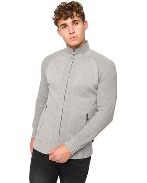 Crosshatch Birchin Zip Sweatshirt - Grey