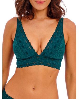 Wacoal Halo Lace Wire Free Soft Cup - Blue