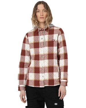 Dickies Flannel Shirt Jacket - Red