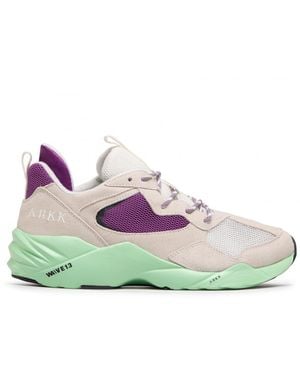 ARKK Copenhagen Kanetyk Suede W13 Trainers - Green