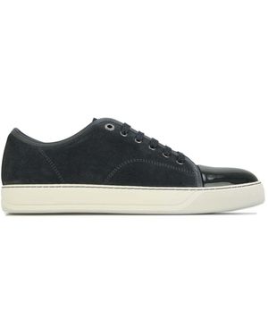Lanvin Matt Toe Cap Trainers - Blue