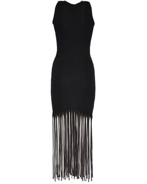 Bottega Veneta Jersey Top With Cut-Out Shoulders - Black