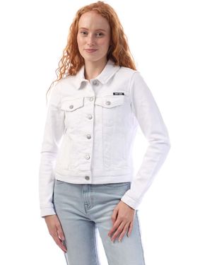 DKNY Denim Trucker Jacket - White