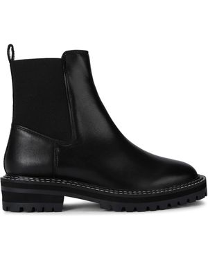 Kurt Geiger Leather Elasticated Chelsea Ankle Boots - Black