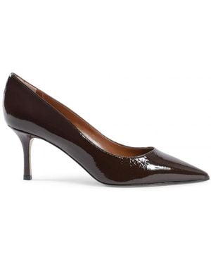 Versace 19.69 Abbigliamento Sportivo 19V69 Pump Dark Ines65 Patent Leather - Brown
