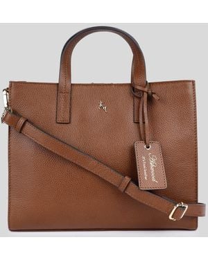 Ashwood Leather 'Sogno Di Pelle' Real Tote Bag - Brown