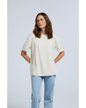 Mountain Warehouse 'Elena' Tee With Chest Pocket Breathable Comfy T-Shirt - White
