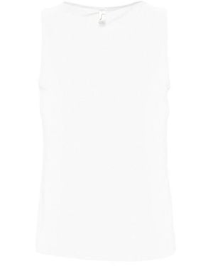 Sol's Justin Sleeveless Tank / Vest Top () Cotton - White