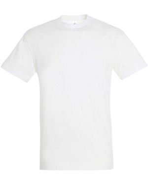 Sol's Regent T-Shirt Met Korte Mouwen (Absoluut) - Wit