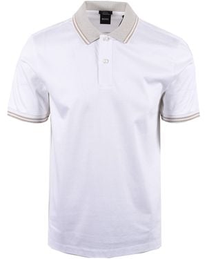 BOSS H Phillipson 238 Polo Cotton - White