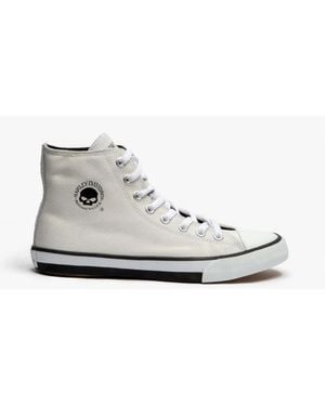 Harley Davidson Baxter Trainers - White