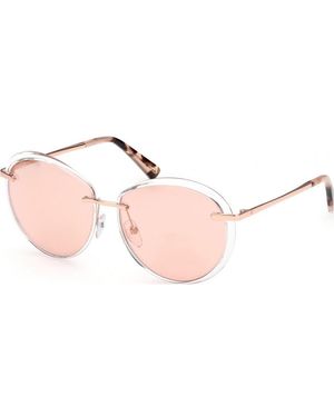 WEB EYEWEAR We0297-5726Z We0297 57 5726Z Sunglasses - Pink