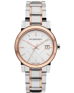 Burberry Bu9105 The City Watch Rose - Metallic