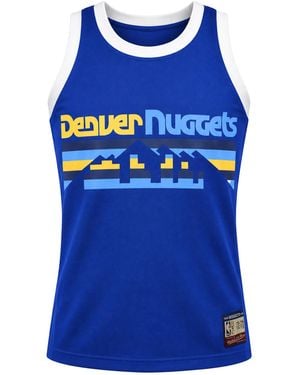 Mitchell & Ness Nba Denver Nuggets Heritage Vest - Blue