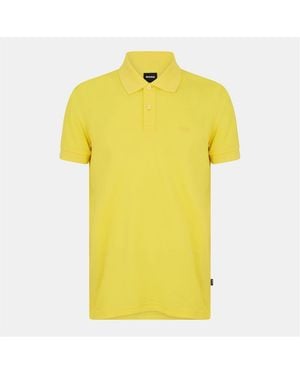 BOSS Firenze Short Sleeve Polo Shirt - Yellow