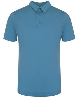 Aquascutum Active Beach Basic Sailor Polo Avio Shirt Cotton - Blue